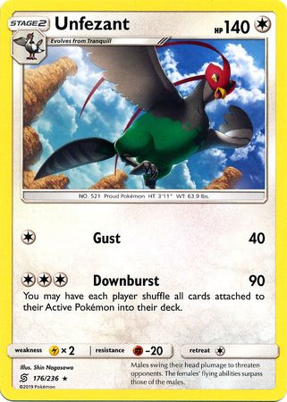 Unfezant 176/236-Kantocards