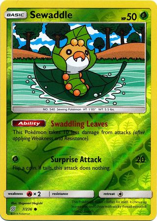 Sewaddle 7/236 - Reverse Holo-Kantocards