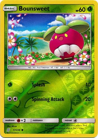 Bounsweet 17/236 - Reverse Holo-Kantocards