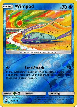 Wimpod 50/236 - Reverse Holo-Kantocards