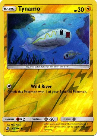 Tynamo 63/236 - Reverse Holo-Kantocards