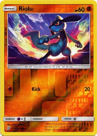 Riolu 116/236 - Reverse Holo-Kantocards