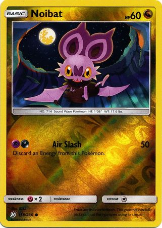 Noibat 158/236 - Reverse Holo-Kantocards