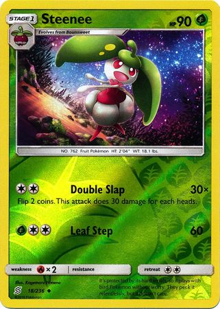 Steenee 18/236 - Reverse Holo-Kantocards