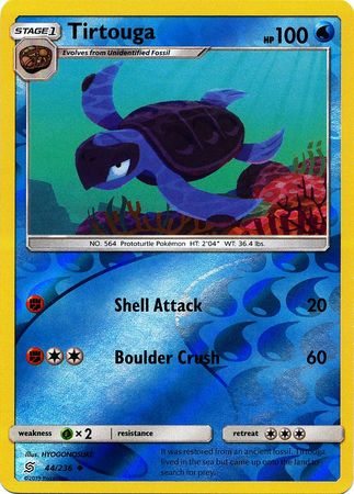 Tirtouga 44/236 - Reverse Holo-Kantocards