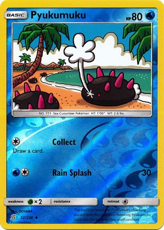 Pyukumuku 52/236 - Reverse Holo-Kantocards