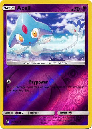 Azelf 85/236 - Reverse Holo-Kantocards