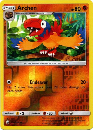 Archen 120/236 - Reverse Holo-Kantocards