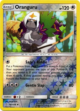 Oranguru 182/236 - Reverse Holo-Kantocards