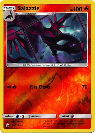 Salazzle 34/236 - Reverse Holo-Kantocards