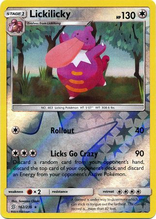 Lickilicky 162/236 - Reverse Holo-Kantocards
