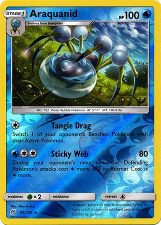 Araquanid 49/236 - Reverse Holo-Kantocards