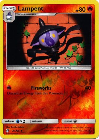 Lampent 29/236 - Reverse Holo-Kantocards