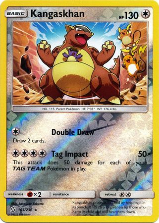 Kangaskhan 163/236 - Reverse Holo-Kantocards