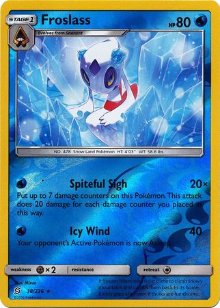 Froslass 38/236 - Reverse Holo-Kantocards