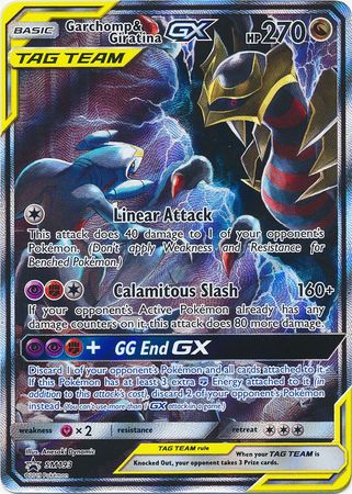 Garchomp & Giratina Tag Team GX SM193-Kantocards