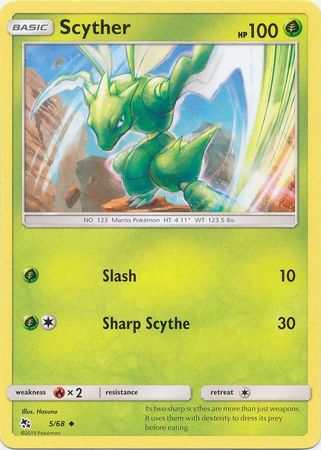 Scyther 5/68-Kantocards