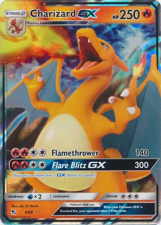 Charizard GX 9/68-Kantocards