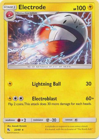 Electrode 22/68-Kantocards
