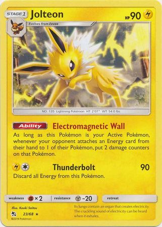 Jolteon 23/68-Kantocards