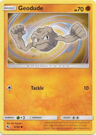 Geodude 33/68-Kantocards