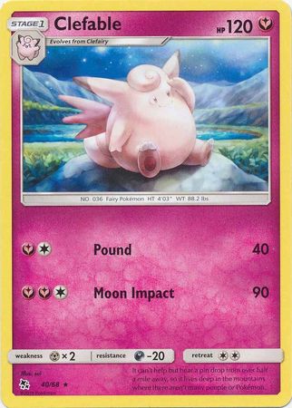 Clefable 40/68-Kantocards