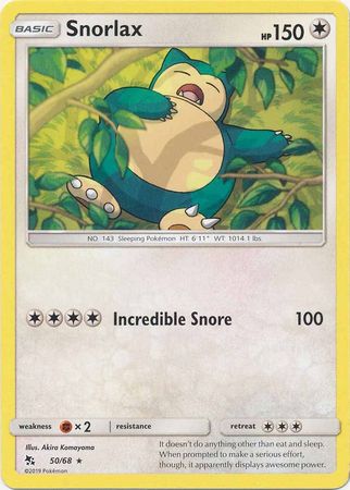 Snorlax 50/68-Kantocards
