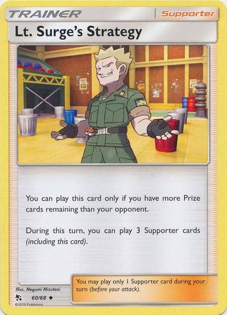 Lt. Surge's Strategy 60/68-Kantocards