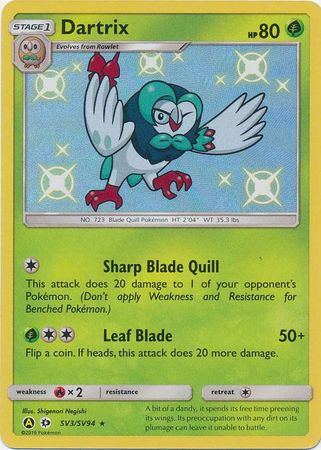 Dartrix SV3/SV94-Kantocards