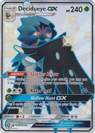 Decidueye GX SV47/SV94-Kantocards