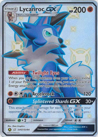 Lycanroc GX SV67/SV94-Kantocards