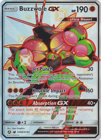 Buzzwole GX SV68/SV94-Kantocards