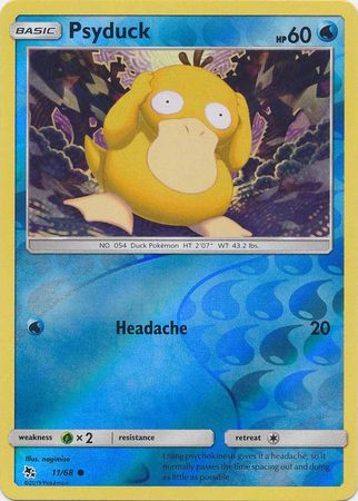 Psyduck 11/68 - Holo Reverse-Kantocards