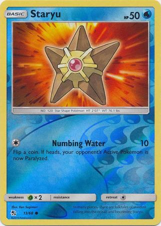 Staryu 13/68 - Holo Reverse-Kantocards