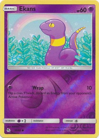 Ekans 25/68 - Holo Reverse-Kantocards
