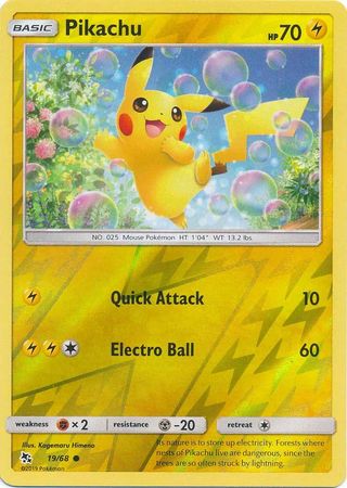 Pikachu 19/68 - Holo Reverse-Kantocards