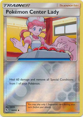 Pokémon Center Lady 64/68 - Holo Reverse-Kantocards