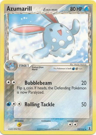 Azumarill (delta species) 19/113-Kantocards