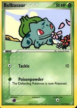 Bulbasaur 45/100-Kantocards