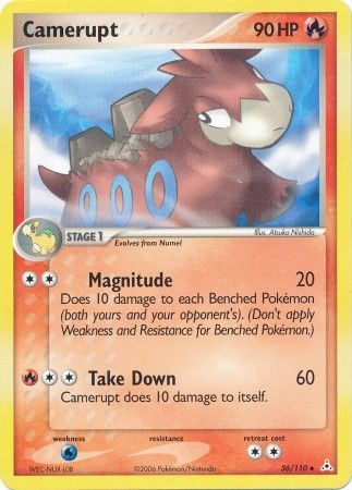 Camerupt 36/110-Kantocards