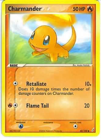 Charmander 48/100-Kantocards