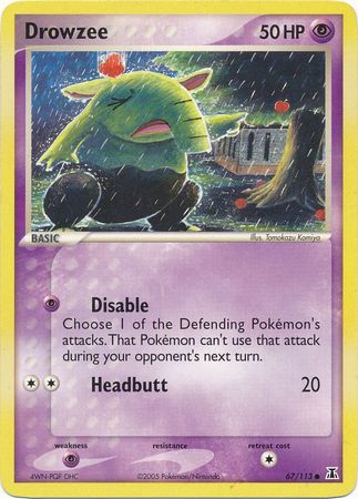 Drowzee 67/113-Kantocards