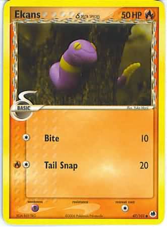 Ekans (delta species) 47/101-Kantocards