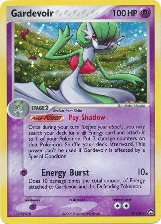 Gardevoir 9/108-Kantocards