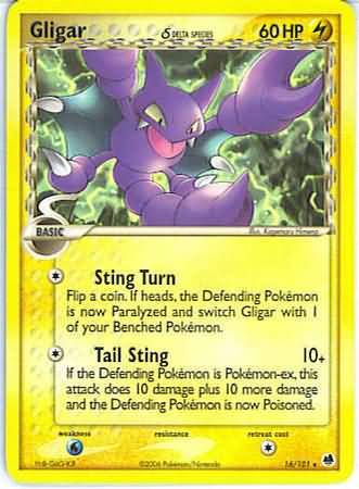 Gligar (delta species) 16/101-Kantocards