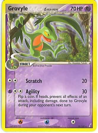 Grovyle (delta species) 19/100-Kantocards