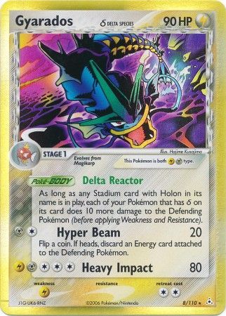 Gyarados (delta species) 8/110-Kantocards