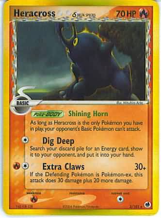 Heracross (delta species) 3/101-Kantocards