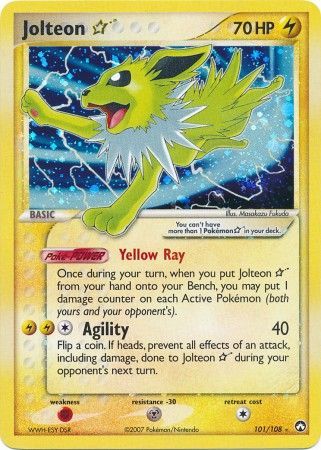 Jolteon Star 101/108-Kantocards