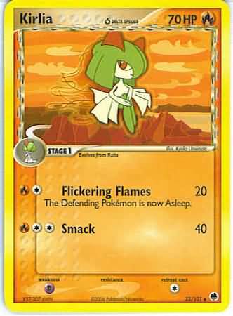 Kirlia (delta species) 33/101-Kantocards